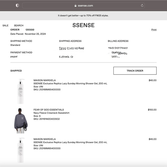 Fear of God Essentials Marine Crewneck Sweater - Picture 7 of 7